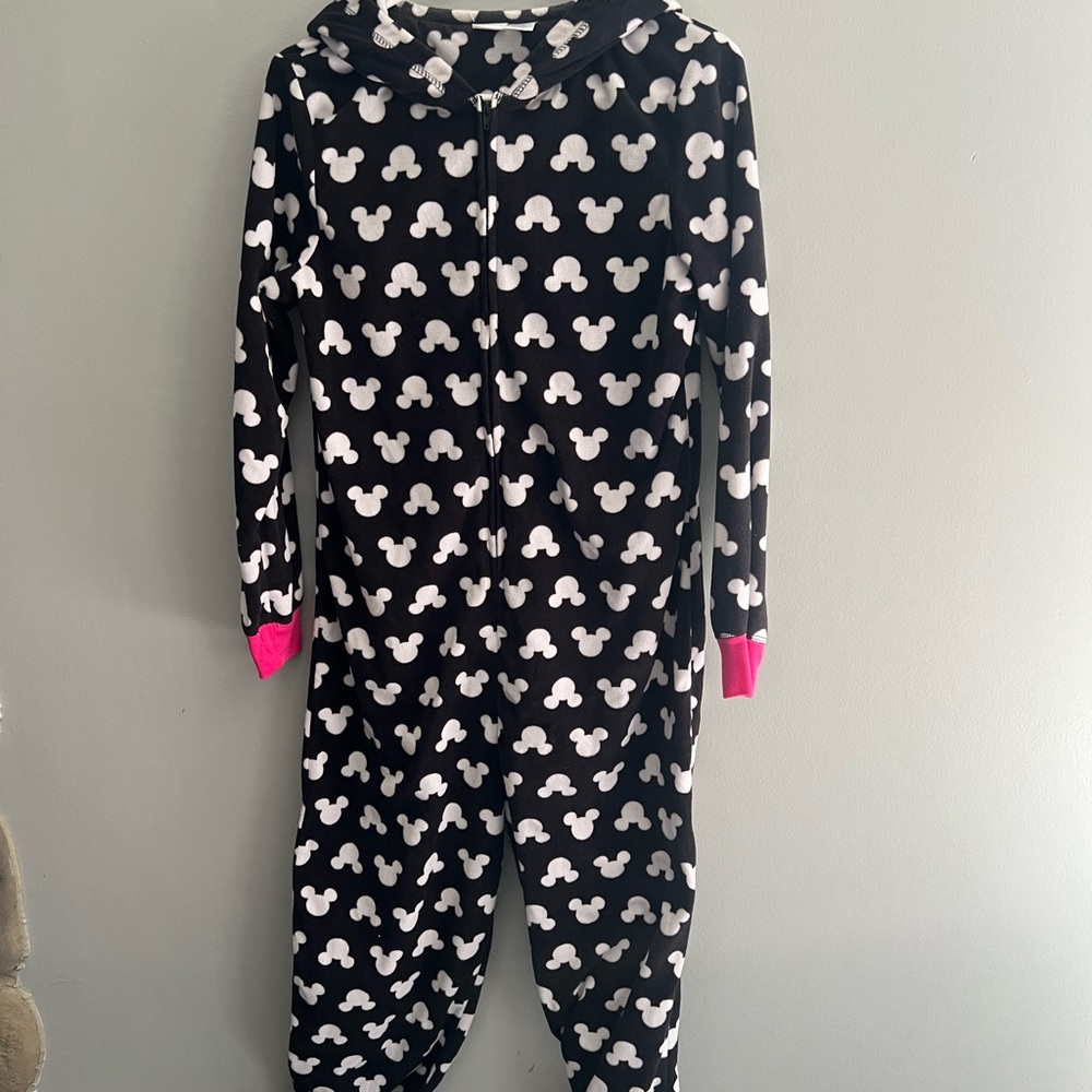 Black and White Mickey Mouse Onesie